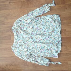 Large Cynthia Rowley Floral Blouse